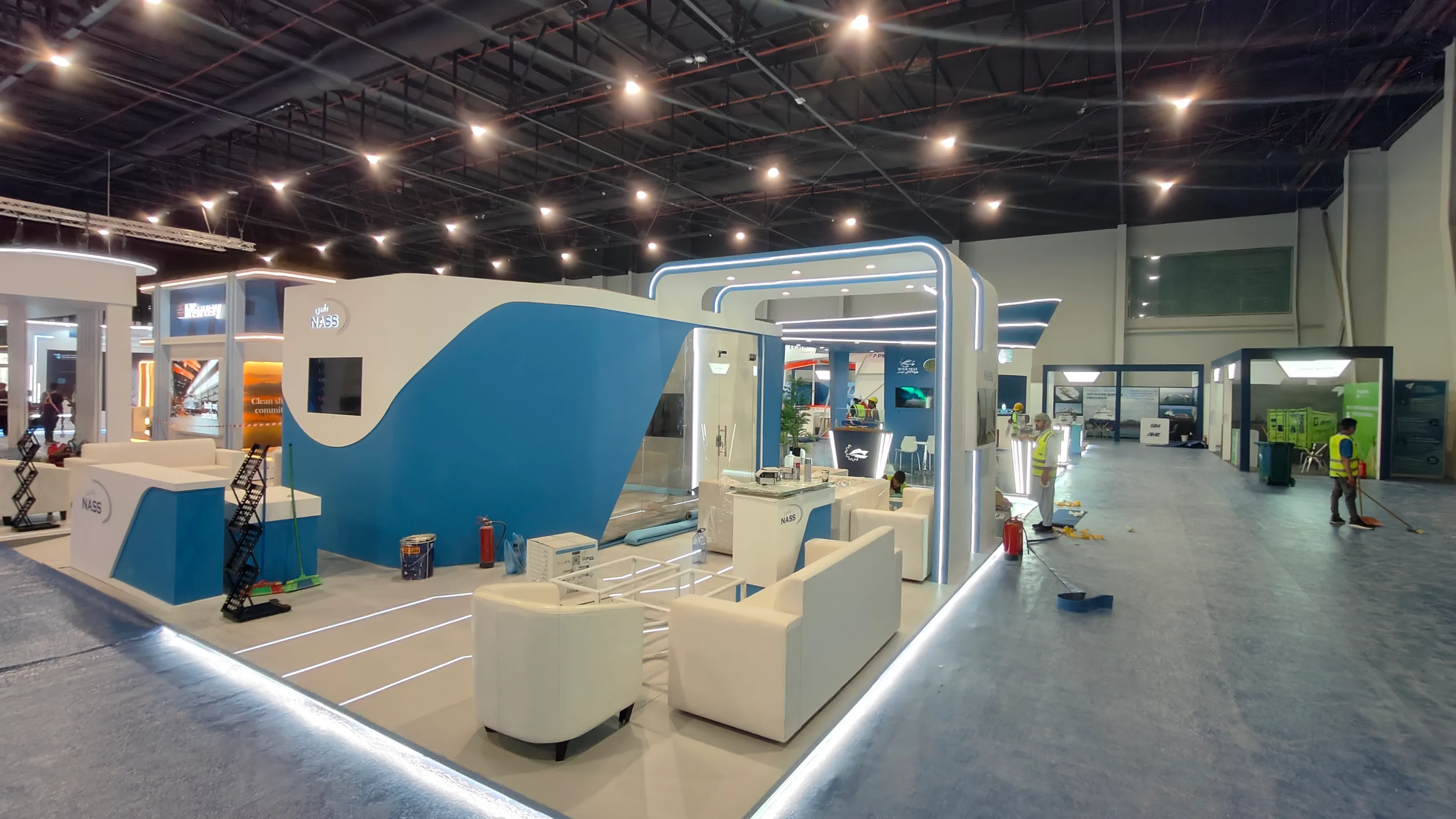 Nass exhibition stand by Al Hafeed Interior Bahrain